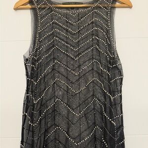 Guess Black Dress with Pearl Beading